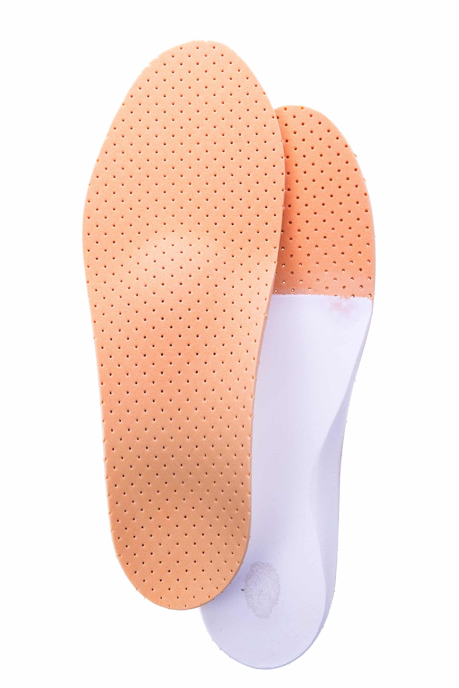 orthopedic insoles on white background orthopedic insoles on white background